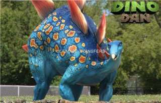 Dino Dan Stegosaurus Iron on Transfer  