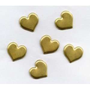  Creative Impressions   Brads   Heart   Brushed Gold   Mini 