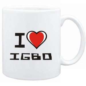 Mug White I love Igbo  Languages