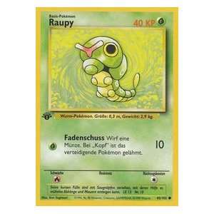  Caterpie   German Base Set   Raupy 45 Toys & Games