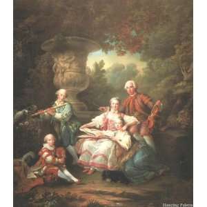    The Marquis de Souches and His Family