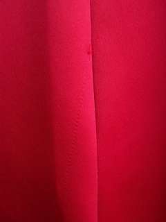 VTG 80 Victor Costa Red Satin Sweetheart Strapless Party Dress Long 