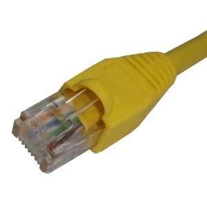  Patch Cord Cat 6A 50um Gold Yellow 1 ft  Players 