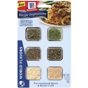   Recipe Inspirations by McCormick Pre measured spices 