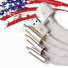 AV USB 2.0 DATA CABLE FOR APPLE IPHONE 3 3GS 4S ITOUCH IPOD