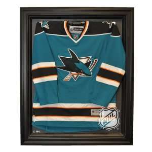  NHL Logo Hockey Jersey Display Case, Cabinet Style with 