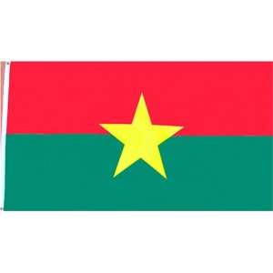  Burkina Faso National Country Flag   3 foot by 5 foot 