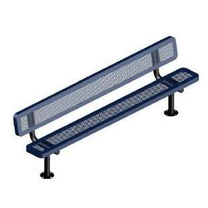  Webcoat Innovated Style 4Ft. Bench with Back, Small Hole 