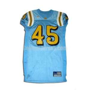  Blue No. 45 Game Used UCLA Adidas Football Jersey Sports 