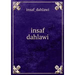  insaf dahlawi insaf_dahlawi Books