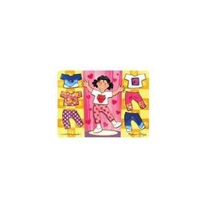  Girl Dress Up Mix n Match Peg Puzzles Toys & Games