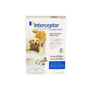  Interceptor Flavor Tabs for Dogs 51 100 lbs and Cats 12 25 