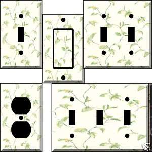 Ivy Leaves Light Switch Plate Cover switchplate  