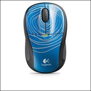 mouse blue swirl pc mac compatible fast ship satisfaction guarantee