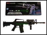 New 2x WELL Airsoft M16A4 M4 M16 RIS Spring Action Rifle Gun Laser 