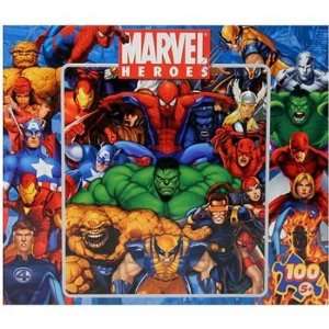    Marvel Super Heroes Fierce Fighters 100 Piece Puzzle Toys & Games