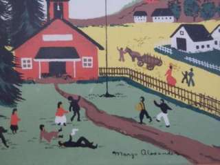 Margo Alexander (1894 1965) California Artist Print Small Town Church 