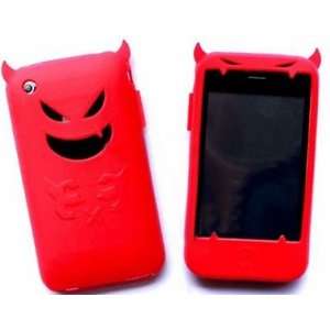  iPhone 3Gs 3G Silicone Devil Skin Red 