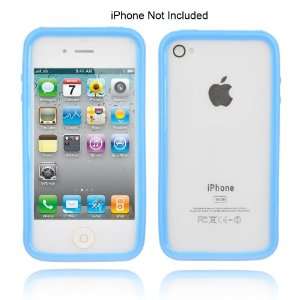  Light Blue Bumper Case for iPhone 4 Cell Phones 