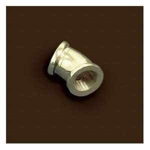 IPS Brass Pipe 45 Degree Elbow   Chrome  Industrial 
