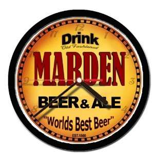  MARDEN beer and ale cerveza wall clock 