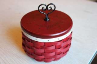 LONGABERGER 2012 SWEETHEART LOVE SONGS BASKET SET PERFECT FOR 