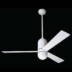  Modern Fan Company 52 Cirrus Gloss White Ceiling Fan 