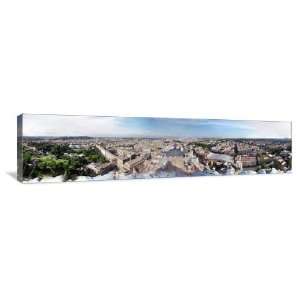  View from St. Peters Basilica   Gallery Wrapped Canvas 