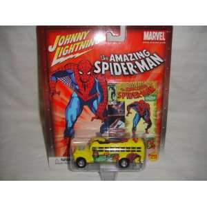   #29 MARVEL SERIES SPIDER MAN 1956 CHEVY BUS DIE CAST Toys & Games