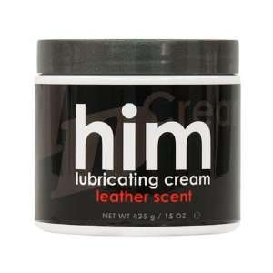   him lubricating cream leather scented   15 oz jar 
