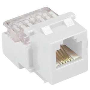  Allen Tel AT28 15 Category 3 Compact Jack Module, White, 1 