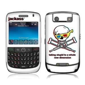   MS JKAS10015 BlackBerry Curve  8900  Jackass  3D Skin Electronics