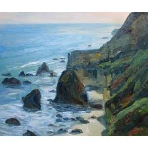  Matador Beach, Malibu California, Original Painting 