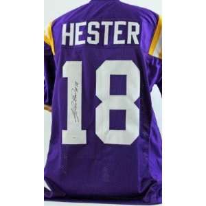 Jacob Hester Autographed Jersey   Lsu Jsa #se14408   Autographed NFL 