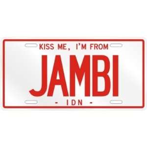  NEW  KISS ME , I AM FROM JAMBI  INDONESIA LICENSE PLATE 