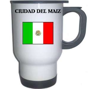  Mexico   CIUDAD DEL MAIZ White Stainless Steel Mug 