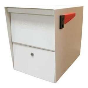  Mail Boss Package Master Commercial Locking Mailbox White 