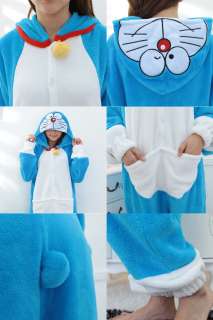 Japan Anime Doraemon Jingle Cats Costume Cosplay Kigurumi Pajamas 