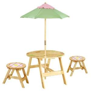  Magici Garden Indoor/Outdoor Table and 2 Chairs Toys 