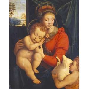  The Madonna With The Sleeping Child and The Infant Baptist 