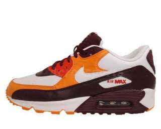 Nike Air Max 90 SI White Burgundy Orange 2011 Shoes  
