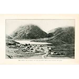  1902 Print Mountain Village Java Indonesia Vernacular 