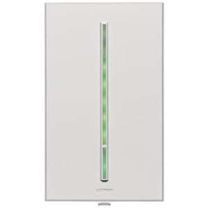  Lutron Vierti Green LED 600 Watt Single Pole White Dimmer 