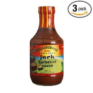 Walkerswood Jamaican Jerk Barbecue Sauce, 17 Ounce Bottles (Pack of 3 