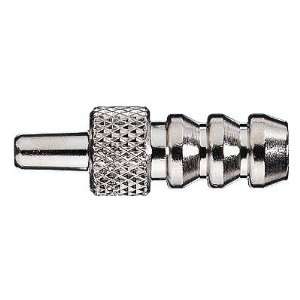 Luer fittings, Nickel plated brass fitting, male slip x 1/4 barb 
