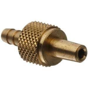 Male Luer Fitting to Tube Brass Tube ID 3/16 .205 Barb OD  