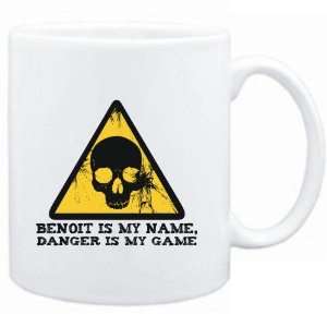 Mug White  Benoit is my name, danger is my game  Male Names  