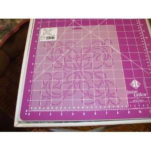  7.5 Feathered Curls Quilting Stencil Arts, Crafts 