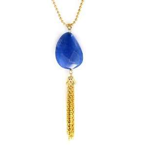   With Blue Stone And Multi Chain Drop West Coast Jewelry Jewelry