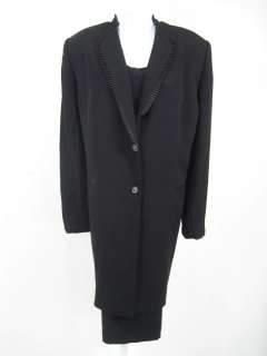 JULES Black Long Sleeve Button Blazer Dress Suit Sz L  